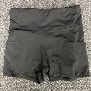 Women's Black Athletic Shorts